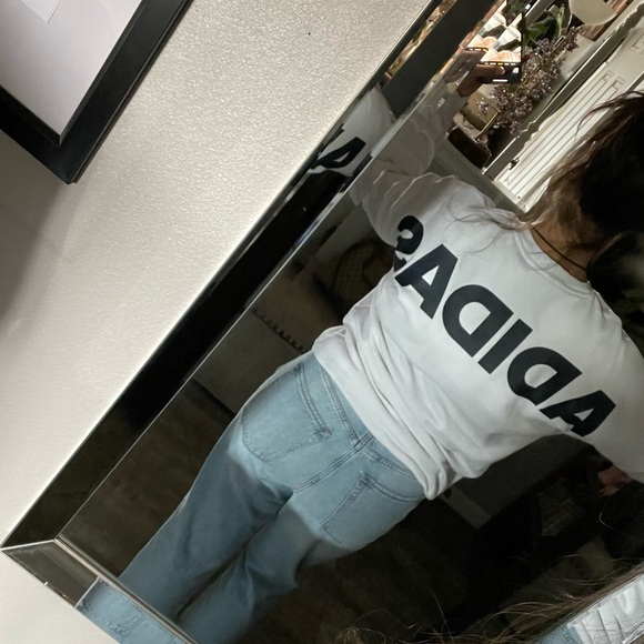 Adidas Long sleeve white top - Picture 4 of 5